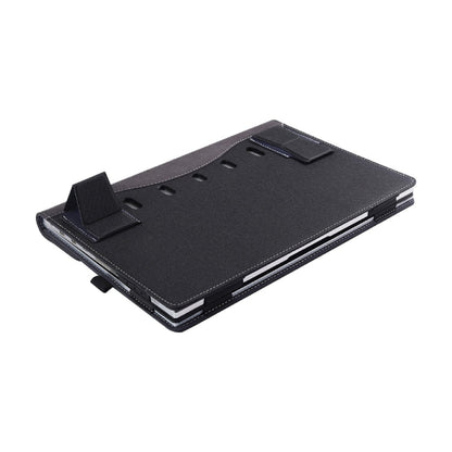 Rynx | Multifunctional PU Leather Laptop Bag with Stand Function, Color: 13.3 Inch Black