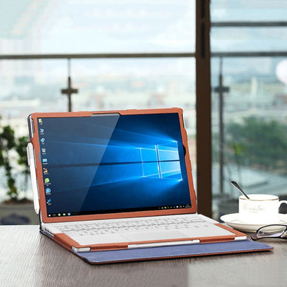 Rynx | PU leather laptop protective case for Microsoft Surface Book 2 15 inch (Gentleman Gray)