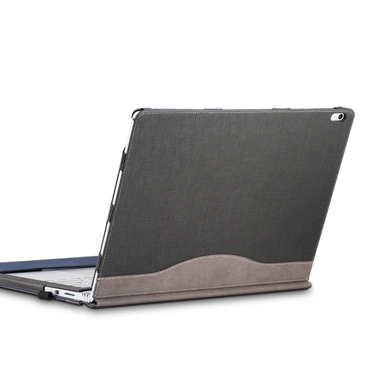 Rynx | PU leather laptop case for Microsoft Surface Book 3 13.5 inches (Gentleman Gray)