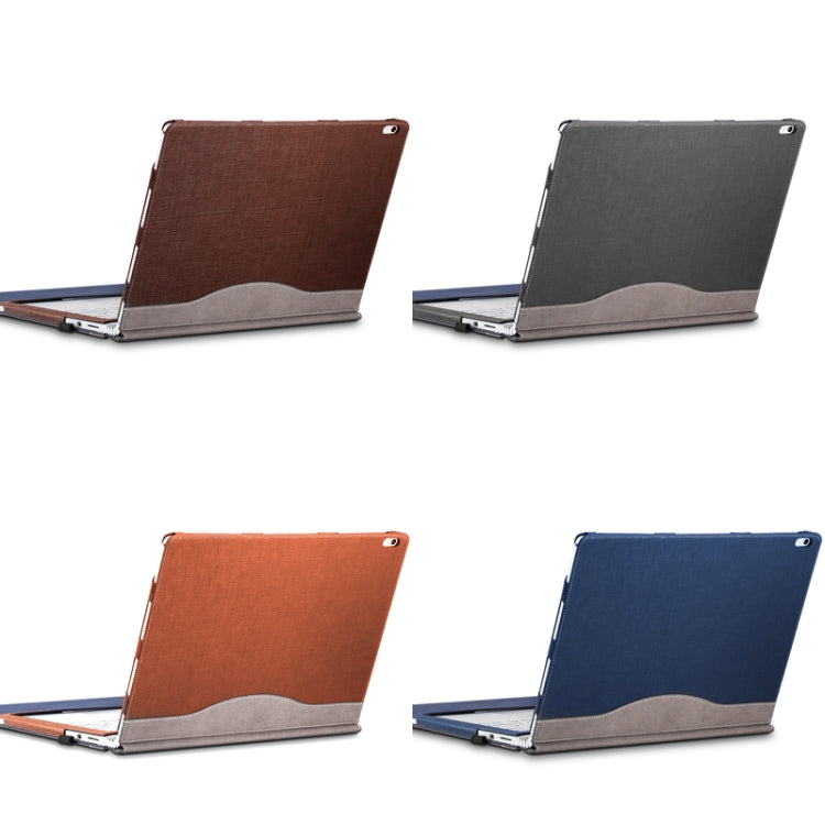 Rynx | PU leather laptop case for Microsoft Surface Book 3 13.5 inches (Gentleman Gray)