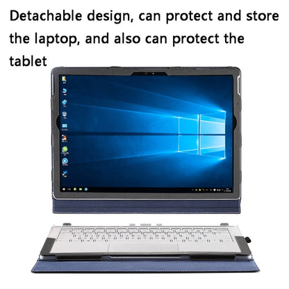 Rynx | PU leather laptop case for Microsoft Surface Book 3 13.5 inches (Gentleman Gray)