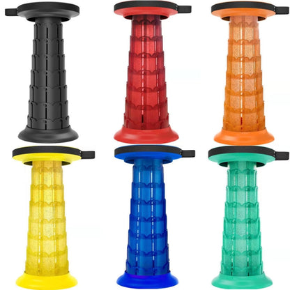 Rynx | Outdoor Portable Lotus Heightened Folding Telescopic Stool(Blue)
