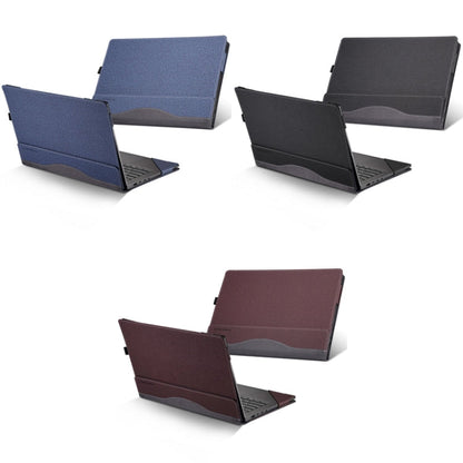 Rynx | Laptop PU Leather Protective Case for Lenovo Yoga 520-14 (Dark Gray)