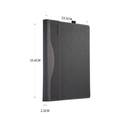 Rynx | Laptop PU Leather Protective Case for Lenovo Yoga 520-14 (Dark Gray)
