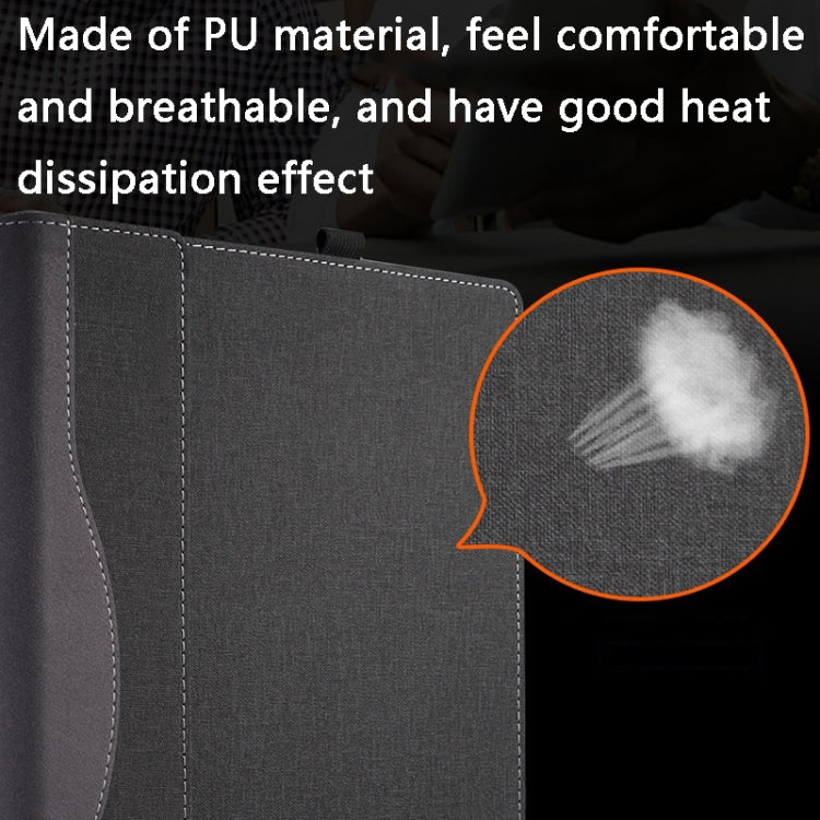 Rynx | PU leather laptop case for HP Spectre X360 15-EB 15.6 (Black)