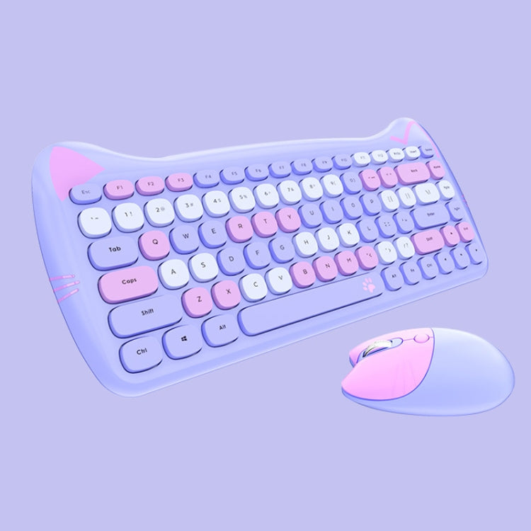 Rynx | MOFii 2.4GHz 84 Keys Wireless Keyboard and Mouse Set (Purple)