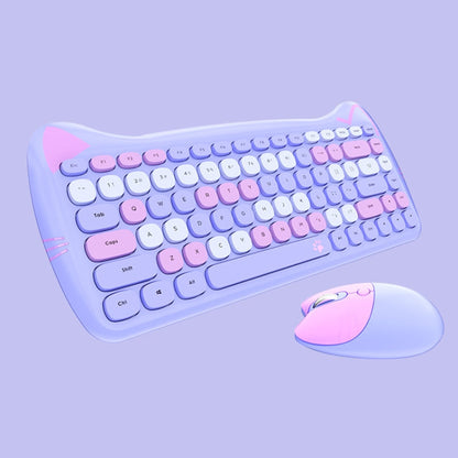 Rynx | MOFii 2.4GHz 84 Keys Wireless Keyboard and Mouse Set (Purple)