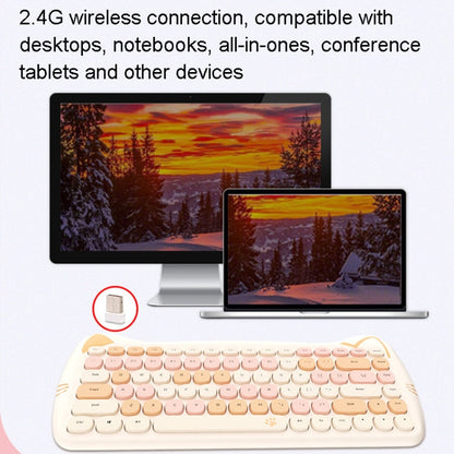 Rynx | MOFii 2.4GHz 84 Keys Wireless Keyboard and Mouse Set (Purple)