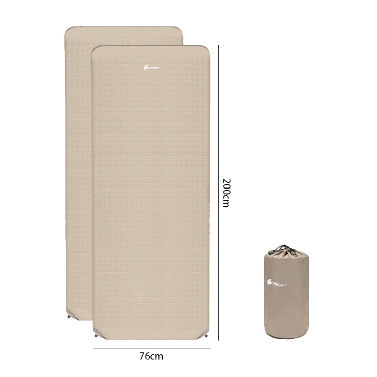 Rynx | CHANODUG CD-4059 Outdoor Camping Wide Tent Inflatable Sleeping Pad(Apricot)
