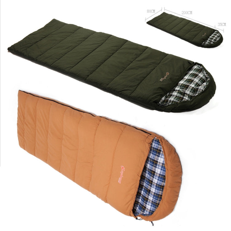 Rynx | CHANODUG FX-8309 Camping Warm Envelop Style Sleeping Bag(Green)