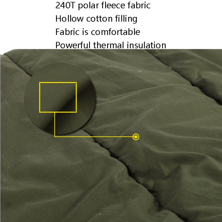 Rynx | CHANODUG FX-8309 Camping Warm Envelop Style Sleeping Bag(Green)