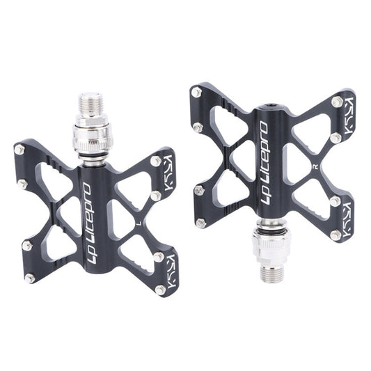 Rynx | LP LitePro K5 Folding Bkie Aluminum Alloy Bearin Pedals(Black)