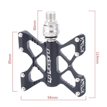 Rynx | LP LitePro K5 Folding Bkie Aluminum Alloy Bearin Pedals(Black)
