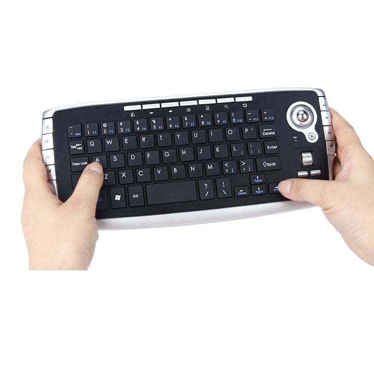 Rynx | MY-10 2.4G 78 Keys 1200 DPI Mini Wireless Trackball Keyboard Wireless Keyboard and Mouse Set