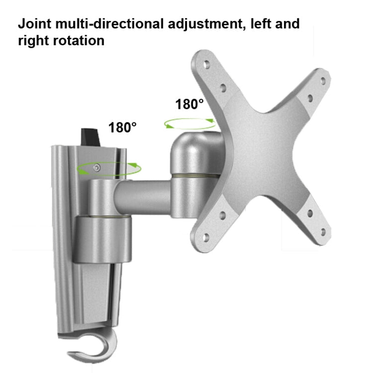 Rynx | Gibbon Mounts L03 Aluminum Alloy Quick Release Monitor Wall Mount (Silver Gray)
