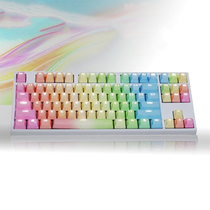 Rynx | 104 Keys Translucent Dip-dyed Keycaps (Rainbow Dip)