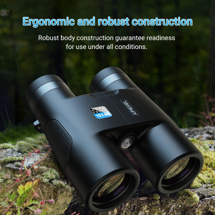 Rynx | APEXEL 10x42 Fixed Focus Binoculars  Autofocus Telescope(Black)