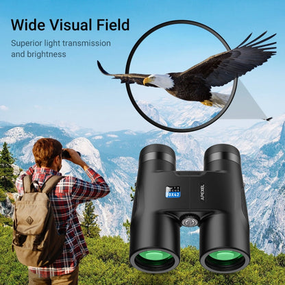 Rynx | APEXEL 10x42 Fixed Focus Binoculars  Autofocus Telescope(Black)