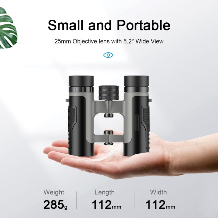 Rynx | APEXEL 10 x 25 Binoculars  BAK4 Prism Zoom Telescope for Bird-watching Hunting Hiking(Black)