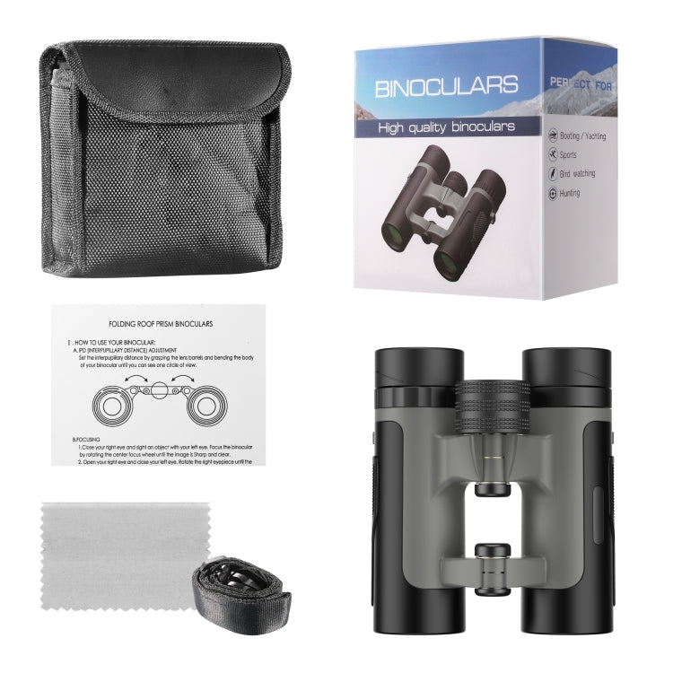 Rynx | APEXEL 10 x 25 Binoculars  BAK4 Prism Zoom Telescope for Bird-watching Hunting Hiking(Black)