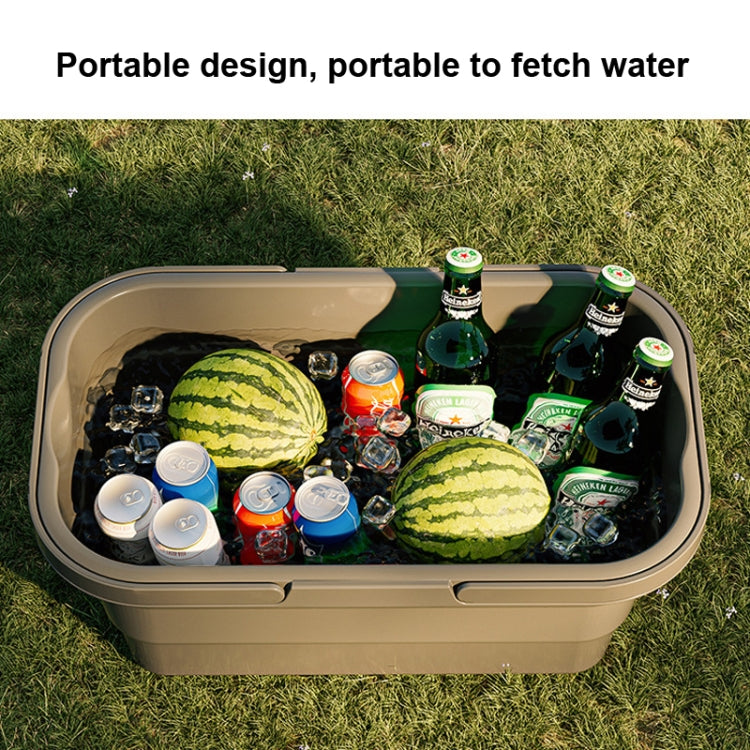 Rynx | Camping Water Carry Basket Picnic Basket Outdoor Folding Box Can Be Used As Table(Random Color)