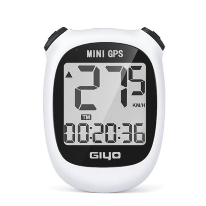 Rynx | GIYO M3 LCD Display Bike GPS Cycling Computer Wireless Road Bicycle Stopwatch Velocimeter(White)