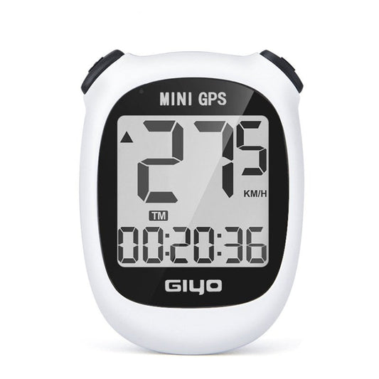 Rynx | GIYO M3 LCD Display Bike GPS Cycling Computer Wireless Road Bicycle Stopwatch Velocimeter(White)
