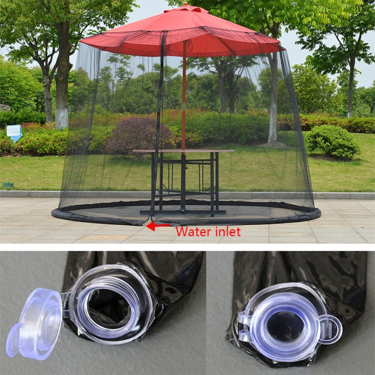 Rynx | HY-0205 300 x 230 cm Outdoor Parasol Anti-mosquito Net Cover, Dimensions: Banana Umbrellas(Black)