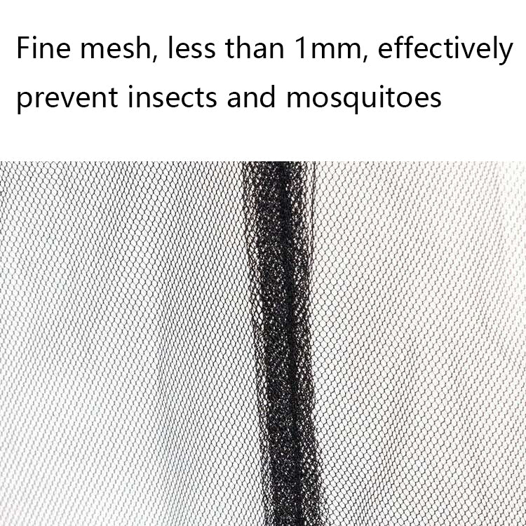 Rynx | HY-0205 300 x 230 cm Outdoor Parasol Anti-mosquito Net Cover, Dimensions: Banana Umbrellas(Black)