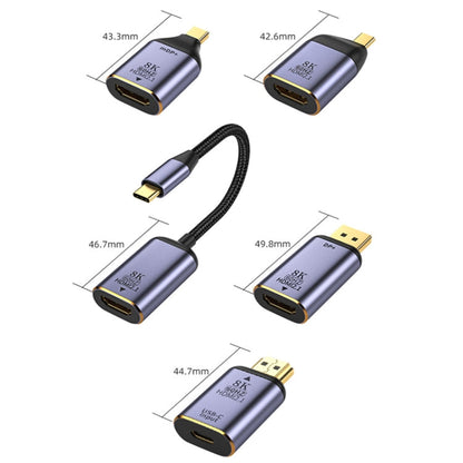 Rynx | Type-C Female to HDMI Male 8K Converter, Style: 8K-002