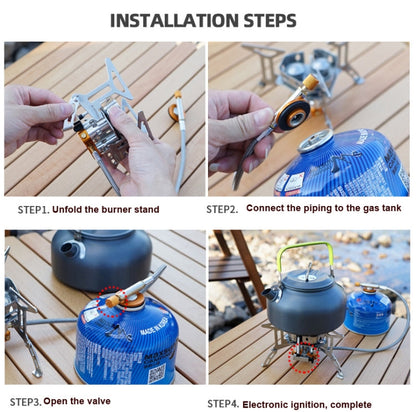 Rynx | Outdoor Portable Three-Head Stove Camping Windproof Stove