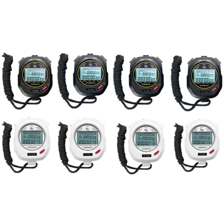 Rynx | YS Electronic Stopwatch Timer Training Running Watch, Style: YS-860 60 Memories (Black)