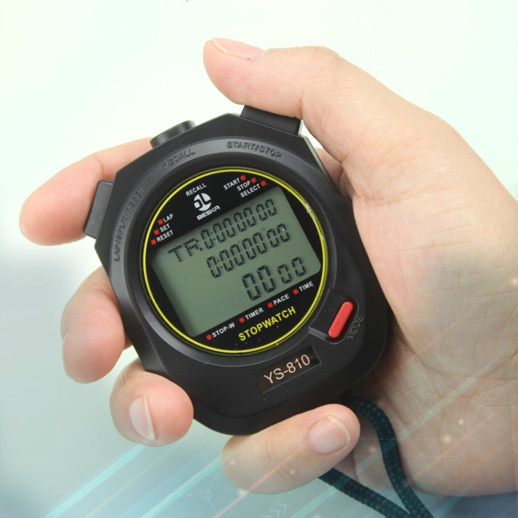 Rynx | YS Electronic Stopwatch Timer Training Running Watch, Style: YS-860 60 Memories (Black)