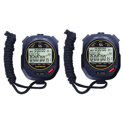 Rynx | YS Millisecond Stopwatch Timer Running Training Referee Stopwatch, Style: YS2002 200 Memory