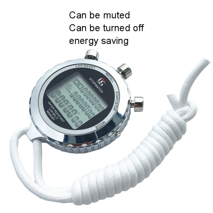 Rynx | YS Metal Stopwatch 3 Rows Display Running Training Electronic Timers, Style: YS-530 30 Memories