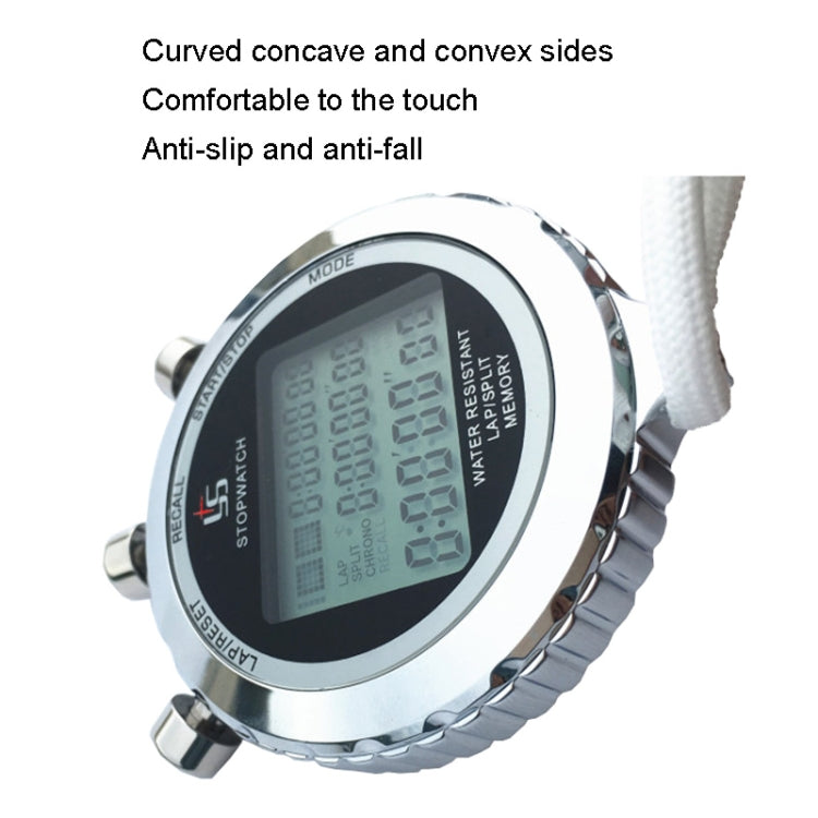 Rynx | YS Metal Stopwatch 3 Rows Display Running Training Electronic Timers, Style: YS-5120 120 Memories