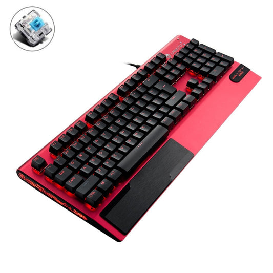 Rynx | LANGTU K1000 104 Keys Gaming Illuminated USB Handheld Wired Keyboard, Cable Length: 1.5m (Red Green Shaft)