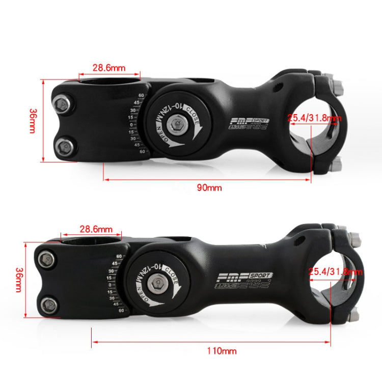 Rynx | FMFXTR Mountain Bike Adjustable Angle Handlebar Riser, Specification: 31.8x110mm