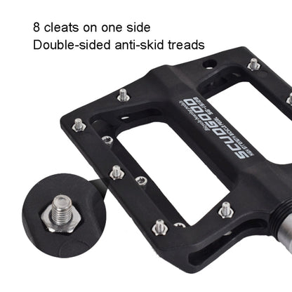 Rynx | FMFXTR Mountain Bicycle Pedal Nylon Fiber Bearing Non-Slip Pedal(SG-12B Black)