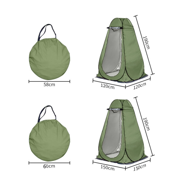 Rynx | Outdoor Camping Toilet Changing Tent Automatic Shower Bathing Tent, Style: Double Person(Blue)