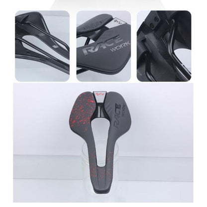Rynx | RACEWORK RK068 Mountain Bike Microfiber Leather Seat Cushion(Red)