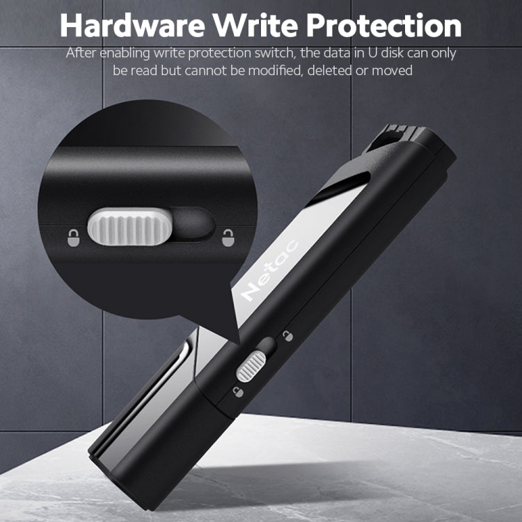 Rynx | Netac U336 Protection with Lock Car High-Speed USB Flash Drives, Capacity: 32GB