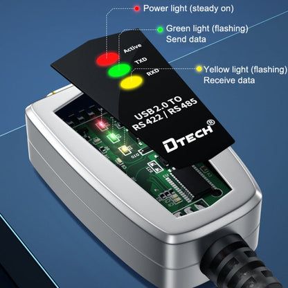 Rynx | DTECH DT-5119 0.5 m USB to RS485/422 Industrial Converter Serial Line Communication Adapter