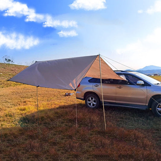 Rynx | Outdoor Picnic Camping Tent On The Side Of The Car Rain-proof Sun Canopy 200x440cm(Khaki)