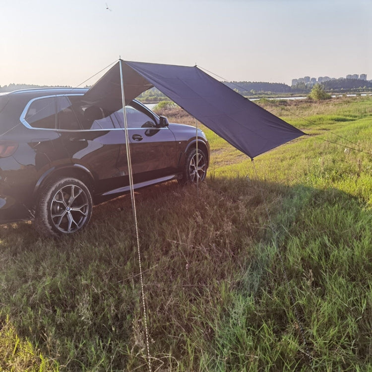 Rynx | Outdoor Picnic Camping Tent On The Side Of The Car Rain-proof Sunshade Canopy 200x440cm(Black)