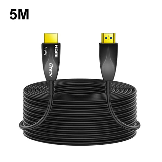 Rynx | DTECH HDMI 2.0 Version fiber optic line 4K 60Hz large screen television engineering cabling, length: 5m