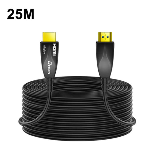 Rynx | DTECH HDMI 2.0 Version Fiber Optic Cable 4K 60Hz Large Screen TV Engineers Cabling, Length: 25m