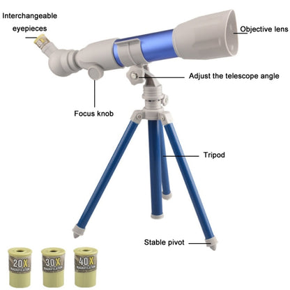 Rynx | Children High-definition Multiple Astronomical Telescope Science Teaching Aids(A Model Blue)