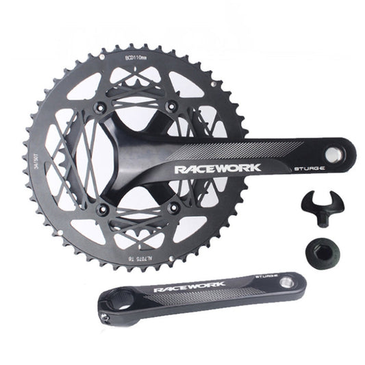 Rynx | RACEWORK RKRFA Road Bike Aluminum Alloy 22-speed Crankset, Spec: 50-34T without BB