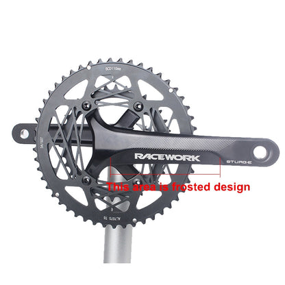 Rynx | RACEWORK RKRFA Road Bike Aluminum Alloy 22-speed Crankset, Spec: 53-39T without BB